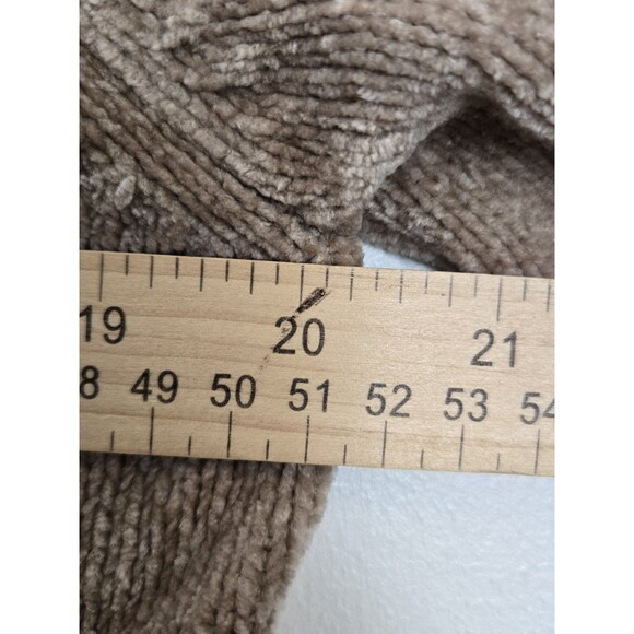 Alfred Dunner Sweater Womens PS Brown Patchwork Sequin Grandma Cozy Goblincore - Picture 7 of 7